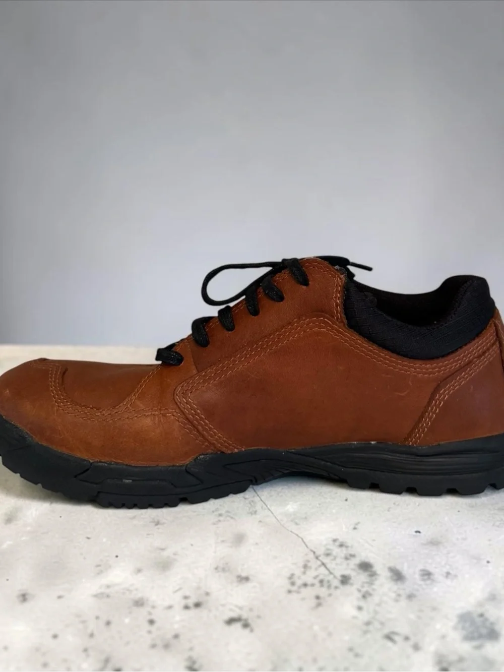 5.11 Tactical CCW Field Ops Lace Up Leather Shoes Men 8.5 Dark Brown 141101